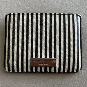 Henri Bendel Leather Card Case - W 57th Centennial Stripe